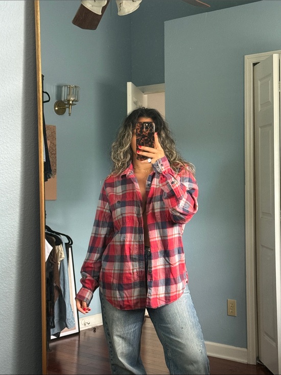 J. Crew Other - red j crew plaid flannel